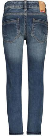 VINGINO skinny jeans Anzio tinted mid blue Blauw Jongens Denim Effen 104
