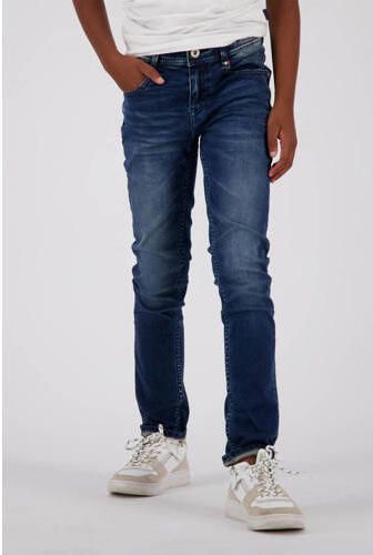 VINGINO skinny jeans APACHE deep dark Blauw Jongens Stretchdenim Effen 116 - Foto 5