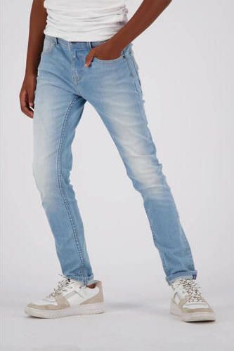 VINGINO skinny jeans APACHE light vintage Blauw Jongens Stretchdenim Effen 122 - Foto 7