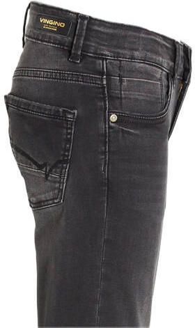 VINGINO skinny jeans Bianca black denim Zwart Meisjes Katoen Effen 128 - Foto 2