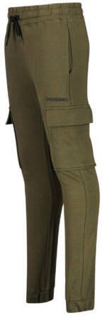 VINGINO skinny joggingbroek Socket mosgroen Jongens Katoen Effen 104
