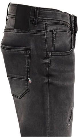VINGINO slim fit jeans Danny black denim Grijs Jongens Katoen Effen 104 - Foto 3