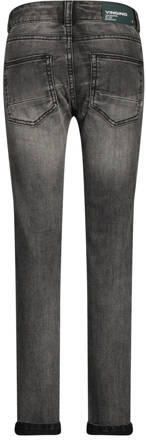 VINGINO slim fit jeans Dante dark grey vintage Grijs Jongens Stretchdenim 128