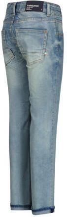 VINGINO slim fit jeans Dante old vintage Blauw Jongens Stretchdenim Effen 140 - Foto 2