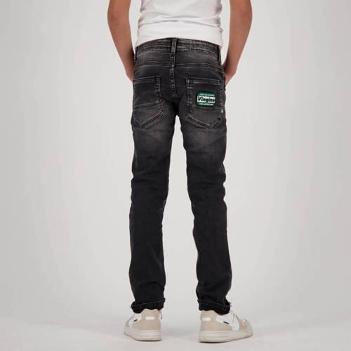 VINGINO slim fit jeans Diego black Zwart Jongens Denim Effen 104 - Foto 3