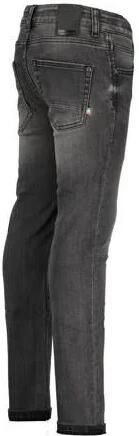 VINGINO slim fit jeans Diego dark grey vintage Grijs Jongens Denim Effen 140
