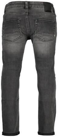 VINGINO slim fit jeans Diego dark grey vintage Grijs Jongens Denim Effen 140 - Foto 2