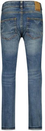 VINGINO slim fit jeans Diego old vintage Blauw Jongens Stretchdenim Effen 152