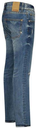 VINGINO slim fit jeans Diego old vintage Blauw Jongens Stretchdenim Effen 152 - Foto 3