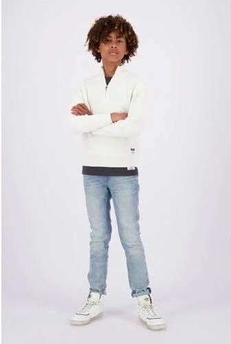 VINGINO slim fit jeans Diego old vintage Blauw Jongens Stretchdenim Effen 152 - Foto 2