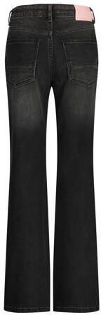 VINGINO straight fit jeans Claire black denim Zwart Effen 116 - Foto 3