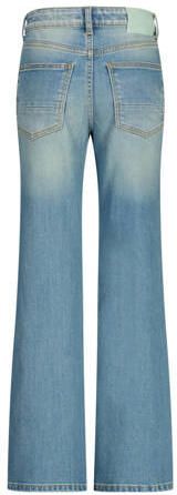 VINGINO straight fit jeans Claire tinted mid blue Blauw Meisjes Denim Effen 116
