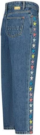 VINGINO straight fit jeans met sterren mid blue wash Blauw Meisjes Denim 170 - Foto 1