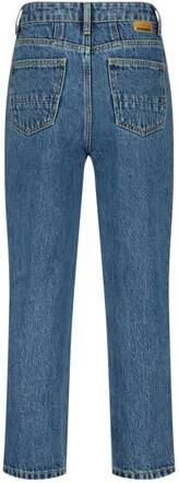 VINGINO straight fit jeans met sterren mid blue wash Blauw Meisjes Denim 170