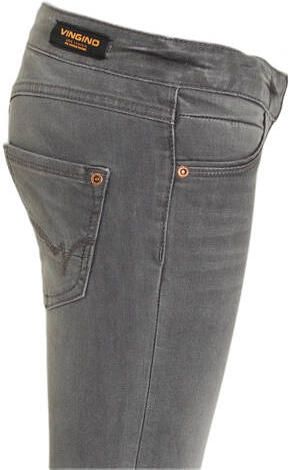 VINGINO super skinny jeans Belina mid grey Grijs Meisjes Denim Effen 140 - Foto 5