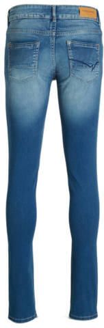 VINGINO super skinny jeans BETTINE blue vintage Blauw Meisjes Stretchdenim 140 - Foto 5