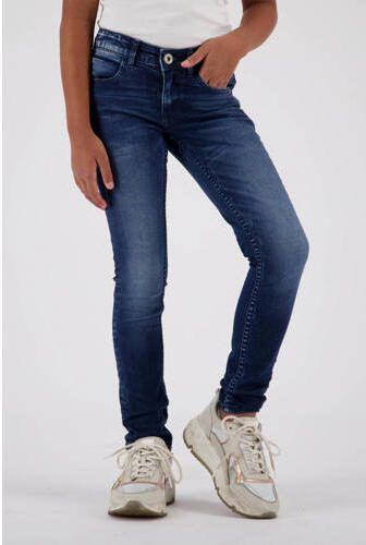 VINGINO super skinny jeans BETTINE dark used Blauw Meisjes Stretchdenim 104 - Foto 6