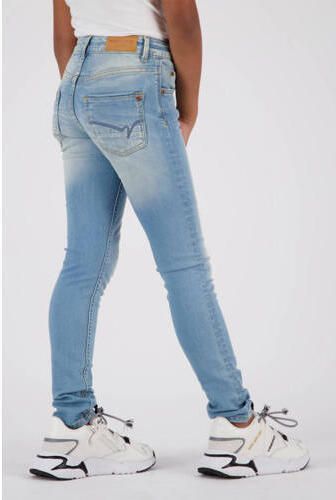 VINGINO super skinny jeans BETTINE light vintage Blauw Meisjes Stretchdenim 164 - Foto 5