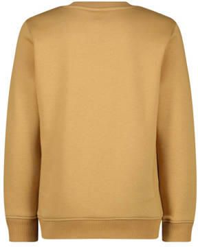 VINGINO sweater Basic met printopdruk zand Beige Printopdruk 128
