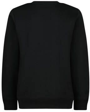 VINGINO sweater Basic met printopdruk zwart Printopdruk 104