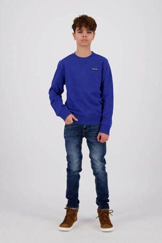 VINGINO sweater hardblauw Effen 116 | Sweater van - Foto 2