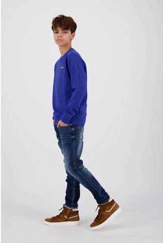 VINGINO sweater hardblauw Effen 116 | Sweater van - Foto 4
