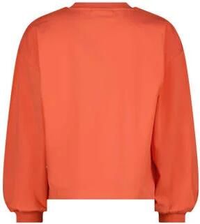 VINGINO sweater Jazzlin met printopdruk koraaloranje Printopdruk 104