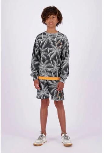 VINGINO sweater Nintas met all over print grijs ecru All over print 140 - Foto 2