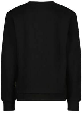 VINGINO sweater Nousha met tekst en 3D applicatie zwart Tekst 104