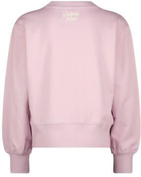 VINGINO sweater Nydra met printopdruk lichtroze Printopdruk 128