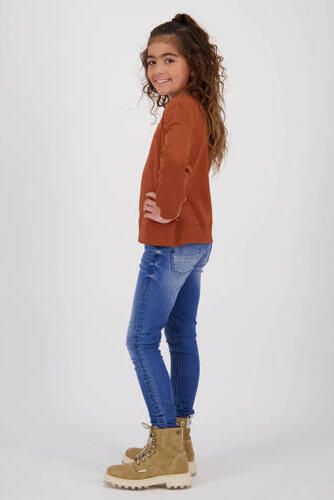 VINGINO sweater toffeebruin Effen 104 | Sweater van - Foto 3