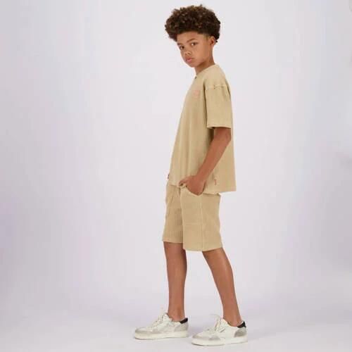 VINGINO sweatshort beige Korte broek Jongens Katoen Effen 152