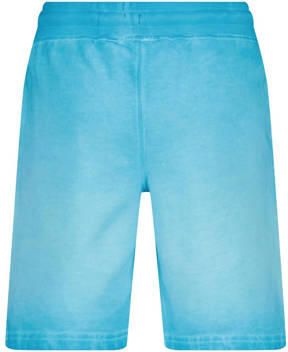 VINGINO sweatshort Rados met printopdruk aquablauw oranje Korte broek Jongens Katoen 116