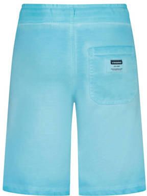 VINGINO sweatshort Rames met logo aquablauw Korte broek Jongens Katoen 128