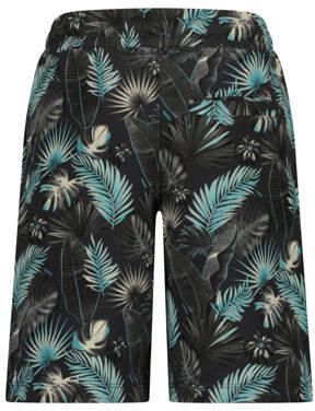 VINGINO sweatshort Rapos met all over print zwart blauw Korte broek All over print 128