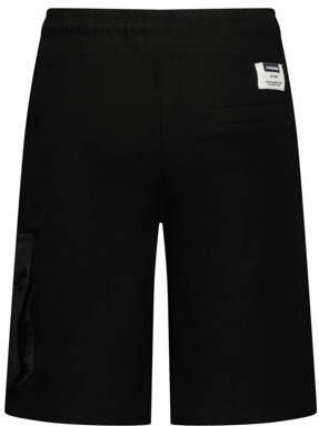VINGINO sweatshort Resi met printopdruk zwart Korte broek Printopdruk 140