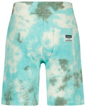 VINGINO sweatshort Rouch met all over print aquablauw wit groen Korte broek 140 - Foto 2