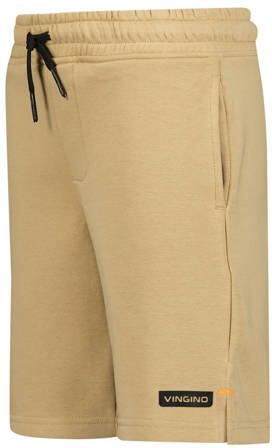 VINGINO sweatshort zandsteen Korte broek Beige Effen 128
