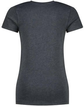 VINGINO T-shirt antraciet Grijs Jongens Katoen Ronde hals Effen 128