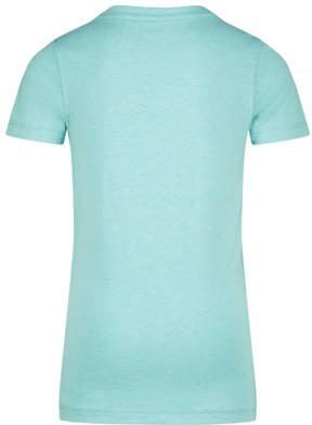 VINGINO T-shirt aquablauw Jongens Katoen Ronde hals Effen 128