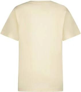 VINGINO T-shirt Hebor met logo offwhite Ecru Jongens Katoen Ronde hals 128