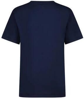 VINGINO T-shirt Hefso met logo donkerblauw Jongens Katoen Ronde hals Logo 128