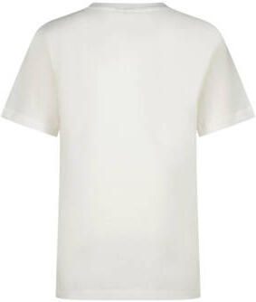 VINGINO T-shirt Hefso met logo wit Jongens Katoen Ronde hals Logo 152