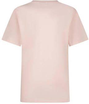 VINGINO T-shirt Hefso met logo zachtroze Jongens Katoen Ronde hals Logo 128