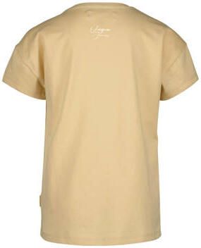VINGINO T-shirt Hemly met printopdruk lichtgeel Meisjes Katoen Ronde hals 116 - Foto 4