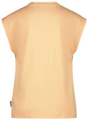 VINGINO T-shirt Henya met printopdruk zachtoranje Meisjes Katoen Ronde hals 140