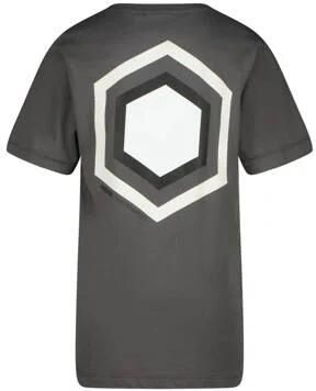VINGINO T-shirt Hezor met printopdruk grijs Jongens Stretchkatoen Ronde hals 176