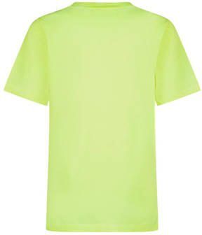 VINGINO T-shirt Hois met printopdruk neongeel Jongens Katoen Ronde hals 128