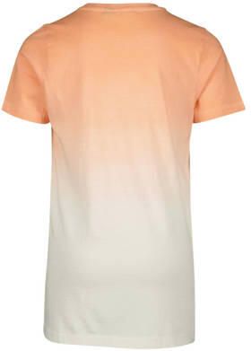 VINGINO T-shirt Hollis met printopdruk oranje wit Jongens Katoen Ronde hals 104 - Foto 2