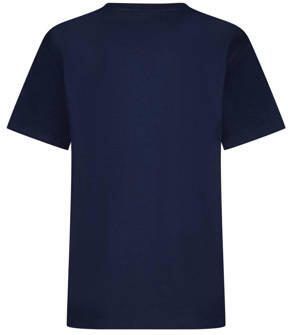 VINGINO T-shirt Hon met logo donkerblauw Jongens Katoen Ronde hals Logo 152